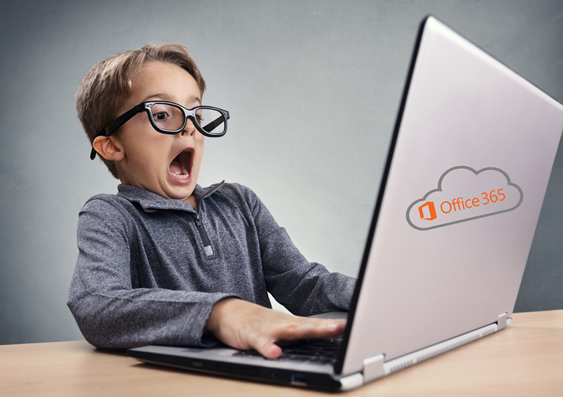 Shocked and surprised boy on the internet with laptop computer concept for amazement, astonishment, making a mistake, stunned and speechless or seeing something he shouldn't see